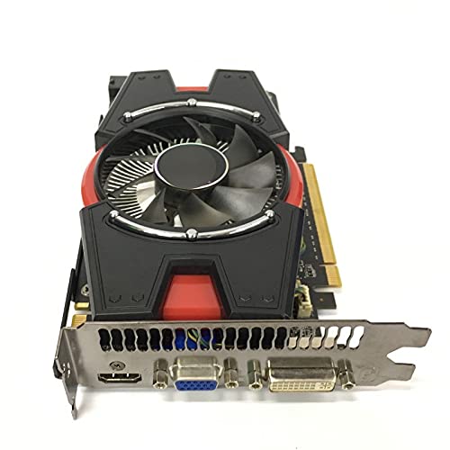 XCJ Tarjeta gráfica PerformanceFit for Tarjeta gráfica ASUS GTX 550 Ti 1GB 192Bit GDDR5 Tarjetas de Video para Tarjetas Nvidia Geforce GTX 550Ti VGA Equivalente GTX650