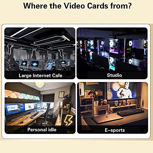 XCJ Tarjeta gráfica PerformanceFit for Tarjetas gráficas GTX 960 4GB 1050 TI 750 TI 2GB 4GB 1660 3GB 1060 Tarjetas de Video para Juegos GPU(Color:960 2GB)