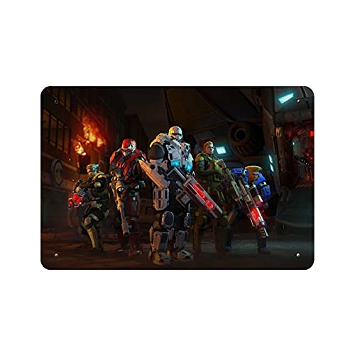 XCOM Enemy Unknown Classic Popular Game Cover 1 Póster retro Metal Tin Sign Chic Art Retro Iron Painting Bar Cafe Family Garage Poster Decoración de pared 20x30cm