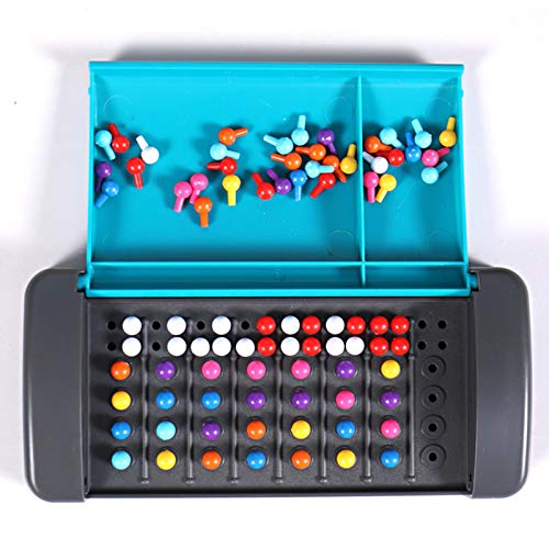 XIANLIAN Juego de rompe-código, Montessori Romper código Mastermind, Mini juego de disyuntor -16.6x8.5x2cm/2.000 combinaciones posibles/cada juego único para niños de la familia