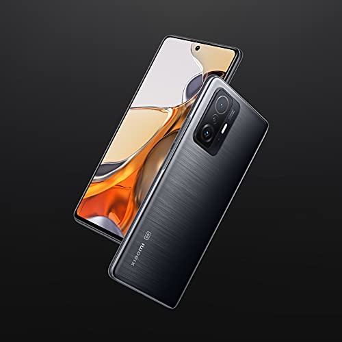 Xiaomi 11T Pro 5G - Smartphone 8+128 GB, 6,67" AMOLED flat DotDisplay de 120 Hz, Snapdragon 888, cámara PRO de 108 MP, 5000 mAh, Gris Meteorito (Versión ES + 2 años de garantía)