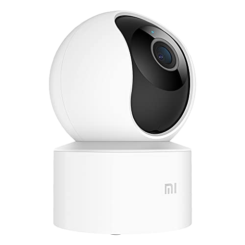 Xiaomi Cámara Mi 360° (1080p), cámara de vigilancia, Vista a 360°, resolución 1080p, detección Humana AI, Control de Voz, Soporte tecnología WDR, Blanco, versión Italiana
