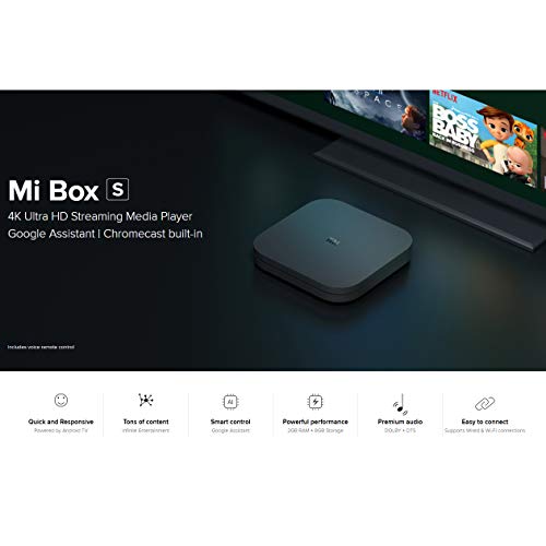 Xiaomi Mi TV Box S - Streaming Player, Black