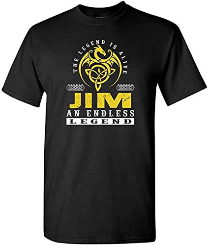 xiaoming Legend is Alive Jim an Endless Legend T-Shirt Black3XL