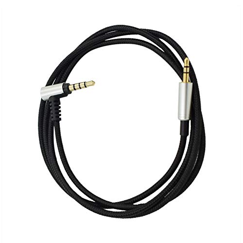 Xingsiyue Chat Cable para Playstation 4 PS4 / Xboxone Controller Turtle Beach Ear Force Gaming Headsets - 2.5mm to 3.5mm Talkback Cable Negro