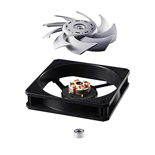 XPG Vento Pro - Ventilador de refrigeración para PC (120 mm, alto rendimiento, doble cojinete, bajo ruido, larga duración, solo (VENTOPRO120PWM-BKCWW)
