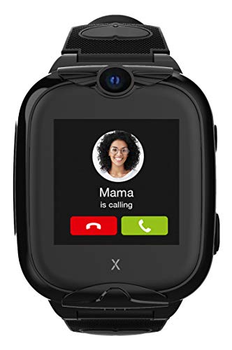 XPLORA XGO 2 - Teléfono Reloj 4G para niños (SIM no incluida) - Llamadas, Mensajes, Modo Colegio, SOS, GPS, Cámara, Linterna y Podómetro - Incluye 2 años de garantía (Negro)