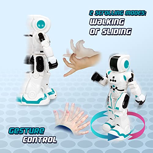 Xtrem Bots - Robbie, Robot Juguete Teledirigido Programable, Robots para Niños 5 Años O Más Educativos, Juguetes Robótica Educativa, Juego Robotica, Stem