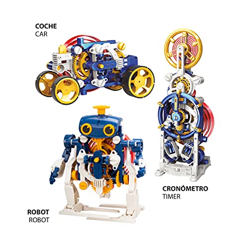 Xtrem Bots - Robot para Montar 3 En 1, Kit Robotica para Niños 8 Años O Más, Robots Juguetes Educativos, Robótica Educativa, Juguete Educativo, Stem