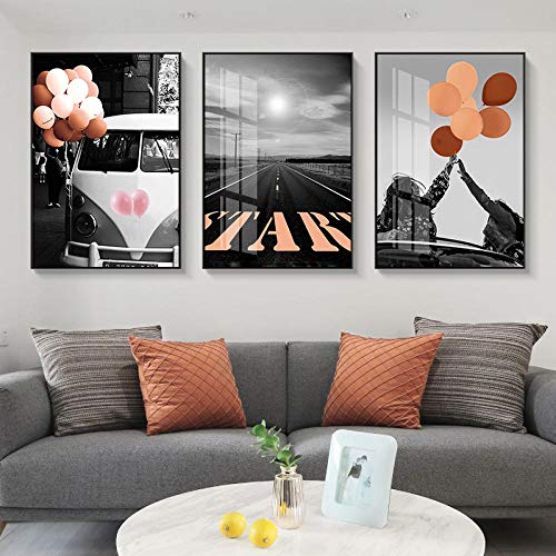 XuFan Cuadros modulares Arte de la Pared de la Sala de Estar Decorativo 4 Piezas Tema de Halloween Evie Pintura HD Impreso Juego de impresión Paladins Poster 20x40x2 20x60cmx2 Sin Marco