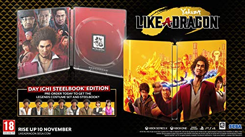 Yakuza: Like a Dragon Day Ichi Steelbook Edition (PS4) - Import UK [Importación francesa]
