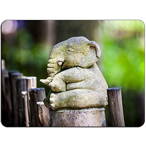 Yanteng Mousepad de Buda del Elefante - cojín de ratón del resbalón del no