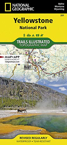 Yellowstone National Park: Trails Illustrated National Parks: 201 (Trails Illustrated Map)
