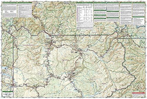 Yellowstone National Park: Trails Illustrated National Parks: 201 (Trails Illustrated Map)