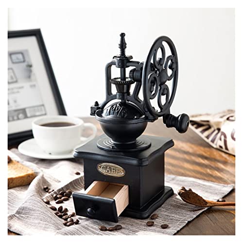 YFJLOVE Juego de café Molinillo de café Manual 1 PC Molinillo de café Retro Manual de café Molino de café Manual Máquina de café Decoración de la Cocina Ajuste for la Tienda del hogar