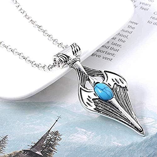 Yiffshunl Collar Hombre S Collar Elder Scroll Collar Amuleto Cosplay Kynareth Morrowind Forget The Game Heaven Amulet Colgante Collar Regalo para Mujeres Hombres Niñas Niños