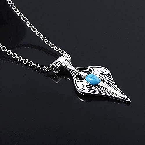 Yiffshunl Collar Hombre S Collar Elder Scroll Collar Amuleto Cosplay Kynareth Morrowind Forget The Game Heaven Amulet Colgante Collar Regalo para Mujeres Hombres Niñas Niños