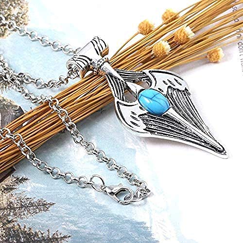 Yiffshunl Collar Hombre S Collar Elder Scroll Collar Amuleto Cosplay Kynareth Morrowind Forget The Game Heaven Amulet Colgante Collar Regalo para Mujeres Hombres Niñas Niños