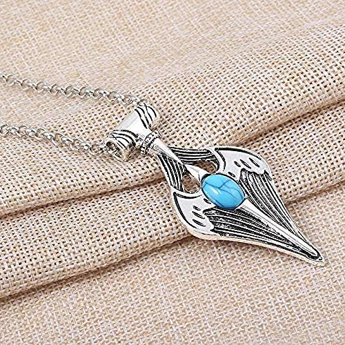 Yiffshunl Collar Hombre S Collar Elder Scroll Collar Amuleto Cosplay Kynareth Morrowind Forget The Game Heaven Amulet Colgante Collar Regalo para Mujeres Hombres Niñas Niños