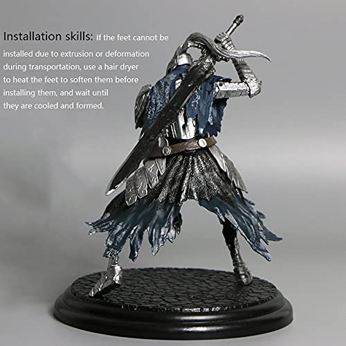 Yifuty PS4 Dark Souls 3 Collector's Edition Red Knight Statue Statue Modelo en Caja Figura Colección Toys Satique Souvenir Vacaciones Regalo Altura 250mm