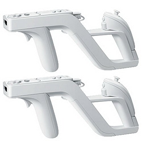 YiYunTE 2 Zapper Pistola Gun para Mando Inalámbrico Wii Controlador Remoto Inalámbrico Juego para Nunchunk Mando Wii