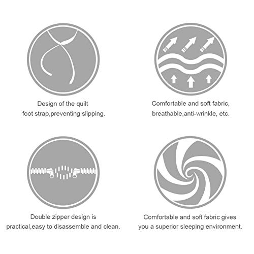 YnimioHOB Juego de Funda nórdica de 3 Piezas, Horror Blackthorn Ramas Espinas Hard Rock y Heavy Metal subcultura música, Juegos de Fundas de edredón para Dormitorio, Colcha con Cremallera con 2 fu