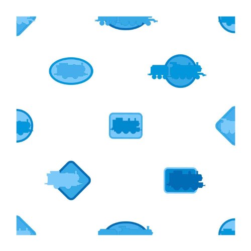 York Wallcoverings iconos de Thomas papel pintado, white/light blue/dark blue, Wallpaper