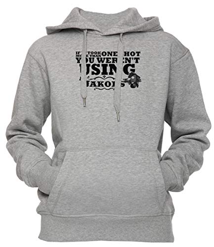 You Werent Using A Jakobs! Unisexo Hombre Mujer Sudadera con Capucha Pullover Gris Tamaño XL Unisex Men's Women's Hoodie Grey X-Large Size XL
