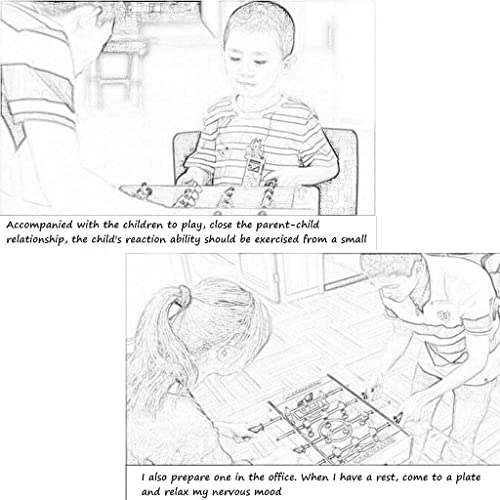 YQTXDS Fútbol de Mesa Hine - Arcade de fútbol de tamaño de competición de Mesa de Juego de fútbol para Sala de Juegos Interior SPOR (artefacto al Aire Libre)