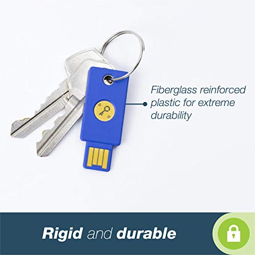 Yubico Security Key NFC - U2F and FIDO2, USB-A, NFC, Two-Factor Authentication