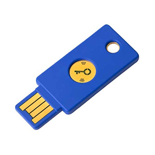 Yubico Security Key NFC - U2F and FIDO2, USB-A, NFC, Two-Factor Authentication