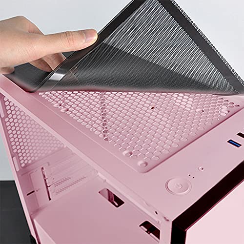 YunBey 2 Piezas PC Ventilador Cubierta Carcasa de Ordenador Ventilador Filtro de Polvo PC Chasis Filtro de Polvo de Refrigeración con Marco Magnético (280x140 mm)