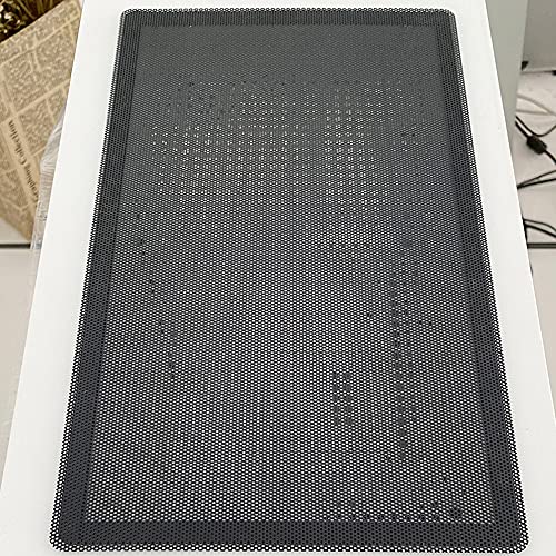 YunBey 2 Piezas PC Ventilador Cubierta Carcasa de Ordenador Ventilador Filtro de Polvo PC Chasis Filtro de Polvo de Refrigeración con Marco Magnético (280x140 mm)