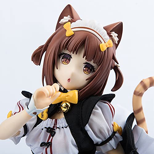 Yuxunqin Anime Hermosa niña Criada Rojo Frijol nekopara Coco versión Escultura decoración Estatua muñeca Modelo muñeca Altura 24 cm (Color : Special Edition)