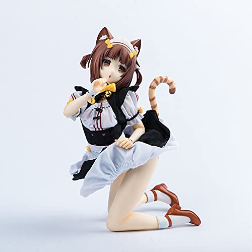 Yuxunqin Anime Hermosa niña Criada Rojo Frijol nekopara Coco versión Escultura decoración Estatua muñeca Modelo muñeca Altura 24 cm (Color : Special Edition)
