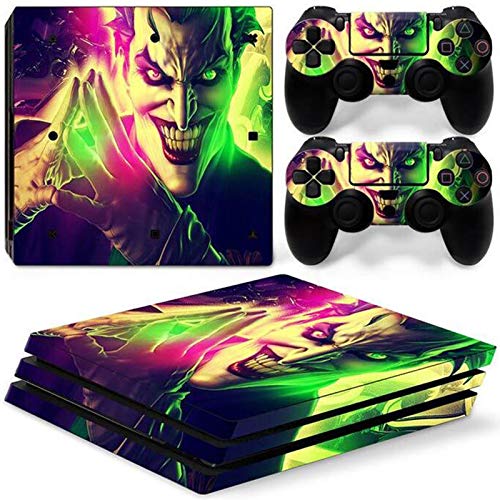 YWZQ Viny Decal Sticker para PS4 Pro Console Console + 2 Controller Pattern Pattern Película Protectora para Playstation 4 Pro Accesorios de Juegos,O