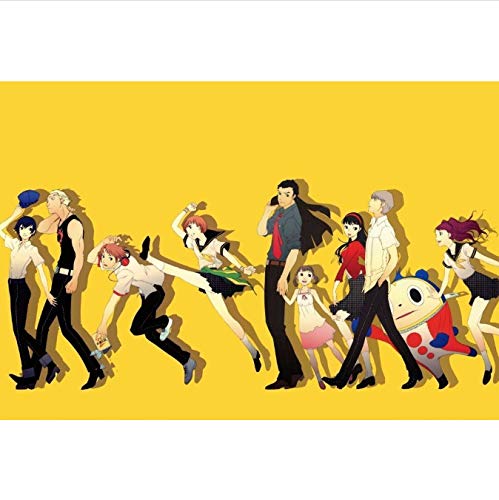 Zahuishile Carteles e Impresiones Shin Megami Tensei Persona 4 Pop Deco Art Poster Canvas Painting Home Decor 40X60Cm Sin Marco