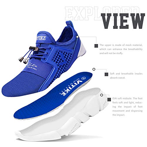 Zapatillas Casual Unisex Niños Zapatillas de Running para Niño Tenis Zapatos,1 Azul,31 EU