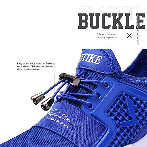 Zapatillas Casual Unisex Niños Zapatillas de Running para Niño Tenis Zapatos,1 Azul,31 EU