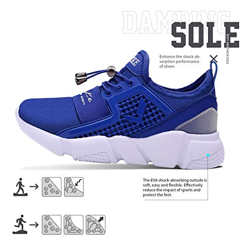 Zapatillas Casual Unisex Niños Zapatillas de Running para Niño Tenis Zapatos,1 Azul,31 EU