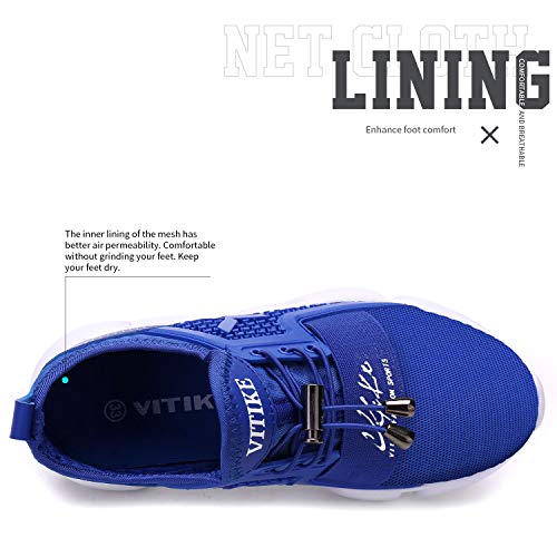Zapatillas Casual Unisex Niños Zapatillas de Running para Niño Tenis Zapatos,1 Azul,31 EU
