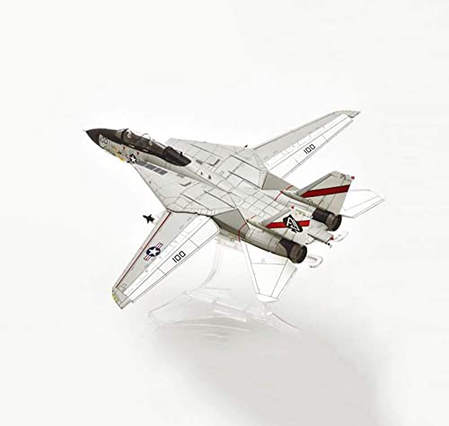 ZCYXQR Modelo de Combate Militar 1/72 Escala F-14A Tomcat Fighter USN VF-41 Black Ace Modelo de aleación Regalos para Adultos 10,4 Pulgadas X 11,8 Pulgadas