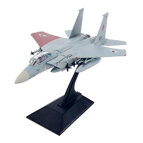ZCYXQR Modelo de Combate Militar Escala 1/144 F-15C Eagle Ace Fighter Combat Galm 02 Modelo de aleación Regalos para Adultos 5,3 Pulgadas X 3,5 Pulgadas