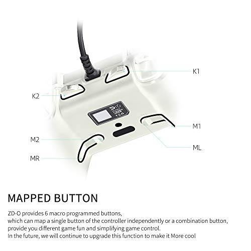 ZD-O Wired Gaming Controller 6 Remappable Multi-Function Buttons for Steam Nintendo Switch,Lapto/PC(Win7-Win10),Android Smartphone Tablet VR TV Box