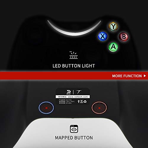 ZD T Gaming - Mando para mando con cable para PC (Windows XP/7/8/8.1/10) / Playstation 3 / Android/Steam - No compatible con Xbox 360/One (cable en T)