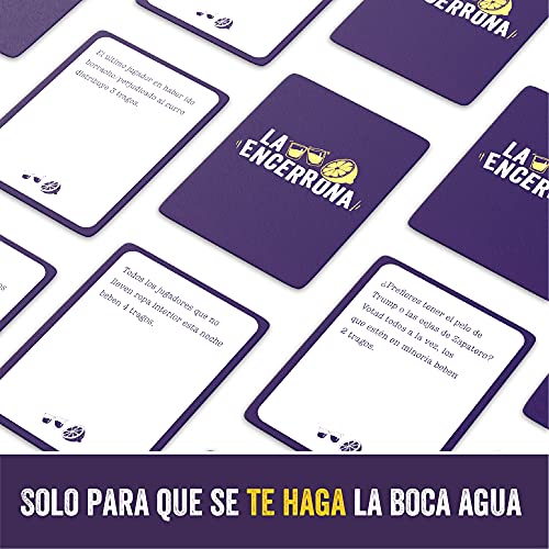 ZENAGAME La Encerrona, Juegos para Beber - Juegos de Beber Alcohol para Tus Veladas - Juegos de Mesa Adulto, Juegos de Cartas, Juegos Beber, Drinking Games