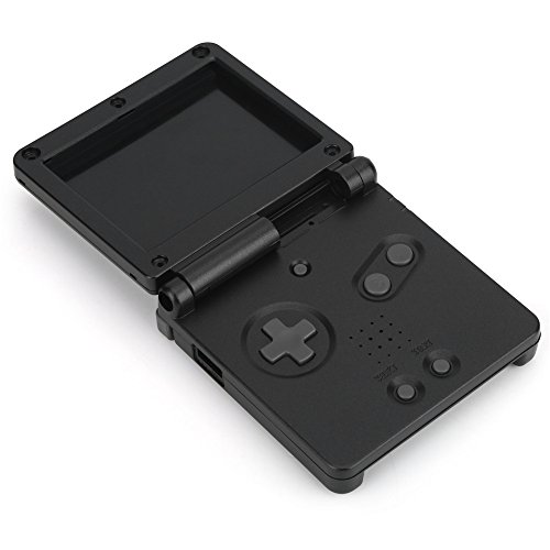 Zerone Shell Case para Gameboy SP, Kit de reparación de la Carcasa de la Carcasa de Repuesto para Nintendo Game Boy Advance GBA SP (Negro)