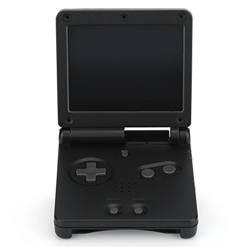 Zerone Shell Case para Gameboy SP, Kit de reparación de la Carcasa de la Carcasa de Repuesto para Nintendo Game Boy Advance GBA SP (Negro)