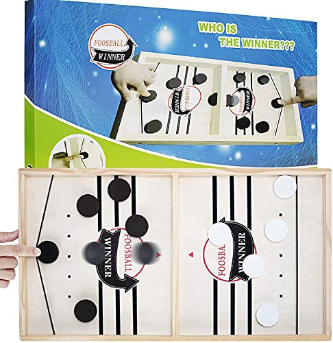 ZesNice Funny Fast Sling Puck Game Paced SlingPuck Winner Board Family Games Toys