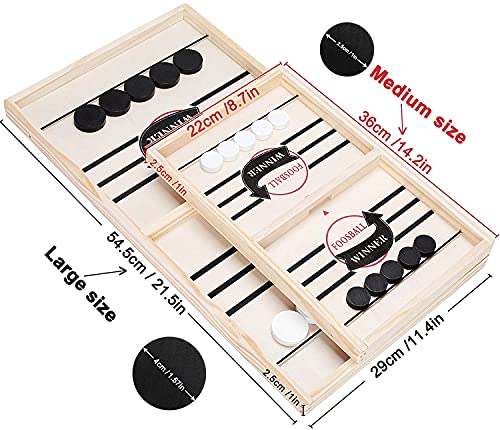ZesNice Funny Fast Sling Puck Game Paced SlingPuck Winner Board Family Games Toys